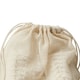 image 2 of Nutshell Cotton Drawstring Bag - Natural - One Size