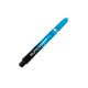 image 4 of Harrows Supergrip Fusion Dart Stem (Pack Of 3) - Black/Aqua Blue - S