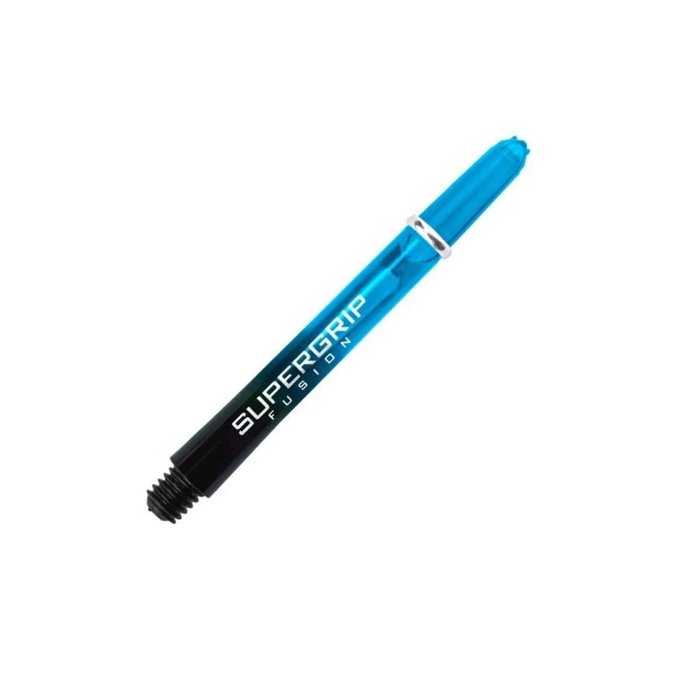 image 1 of Harrows Supergrip Fusion Dart Stem (Pack Of 3) - Black/Aqua Blue - S