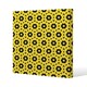 image 1 of Yellow & Black Geometric Pattern (Canvas Print) 90 x 90 x 4cm