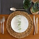 image 3 of Argon Tableware Round Woven Seagrass Placemats - 30cm - Pack of 6 Brown