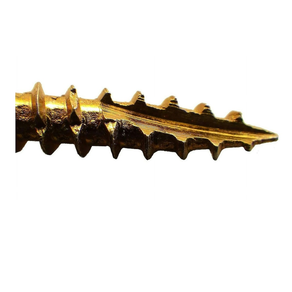 image 1 of Picardy Torx Wood Screws (Pack of 100) - Golden Yellow - 60mm x 100mm