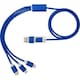 image 1 of Bullet Versatile USB Cable - Royal Blue - One Size