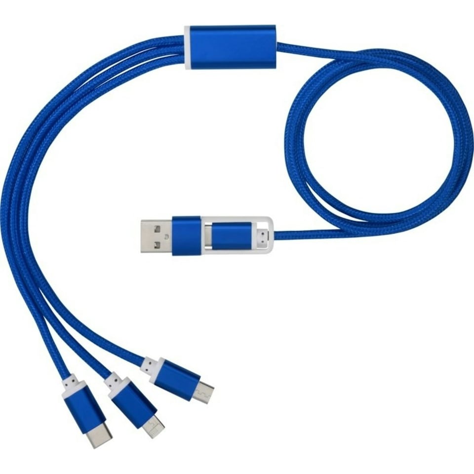 image 1 of Bullet Versatile USB Cable - Royal Blue - One Size