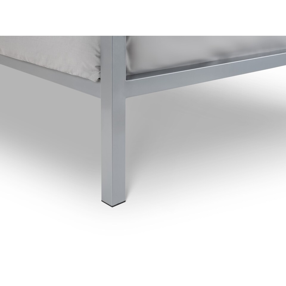 image 1 of Lagoon Metal Bed - Silver - Small Double (120cm)