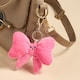 image 2 of OHS Sweetie Pie Bag Charm Keyring Soft Fleece Keychain
