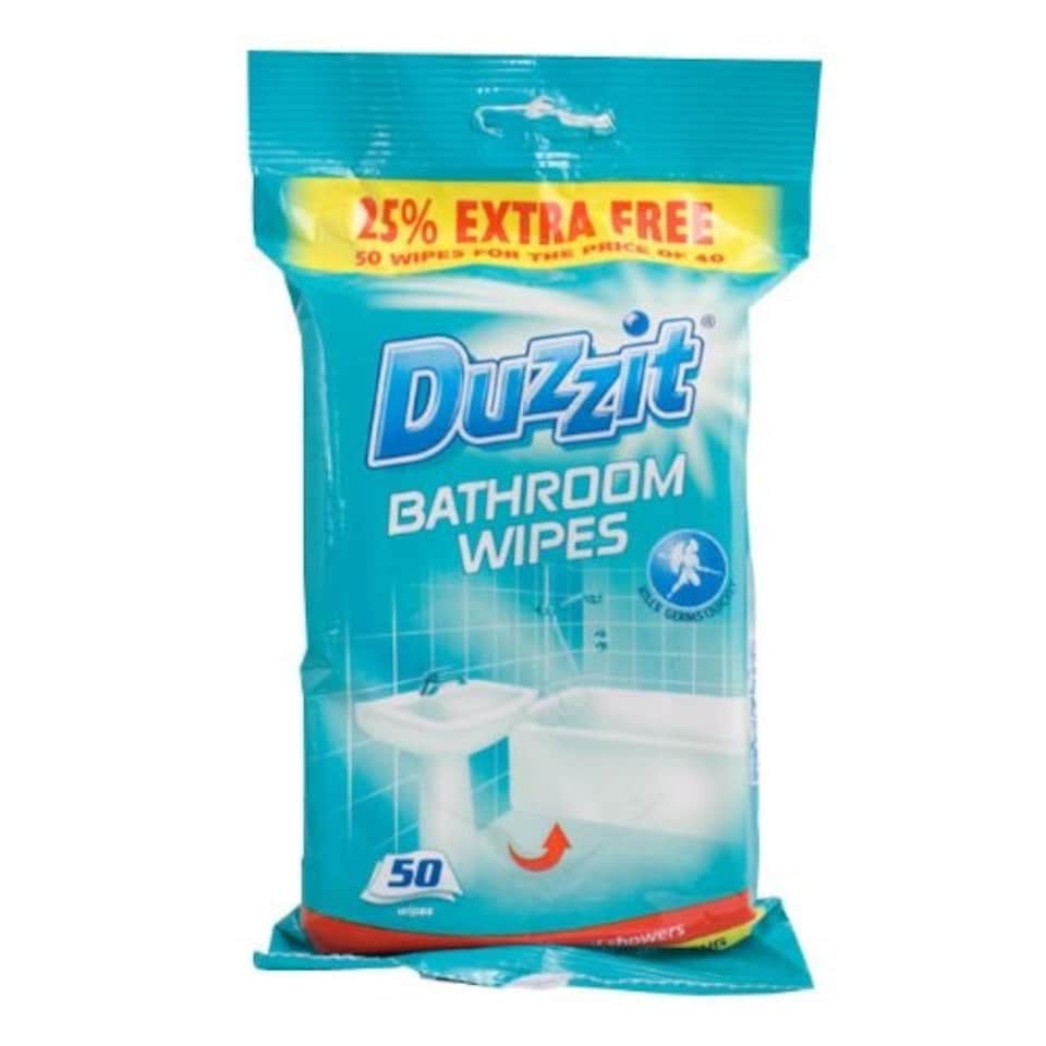 image 1 of Duzzit Bathroom Wipes - Pack of 50
