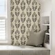 image 7 of NuWallpaper NUS2459 Folk Tulip Peel & Stick Wallpaper, Charcoal Multi
