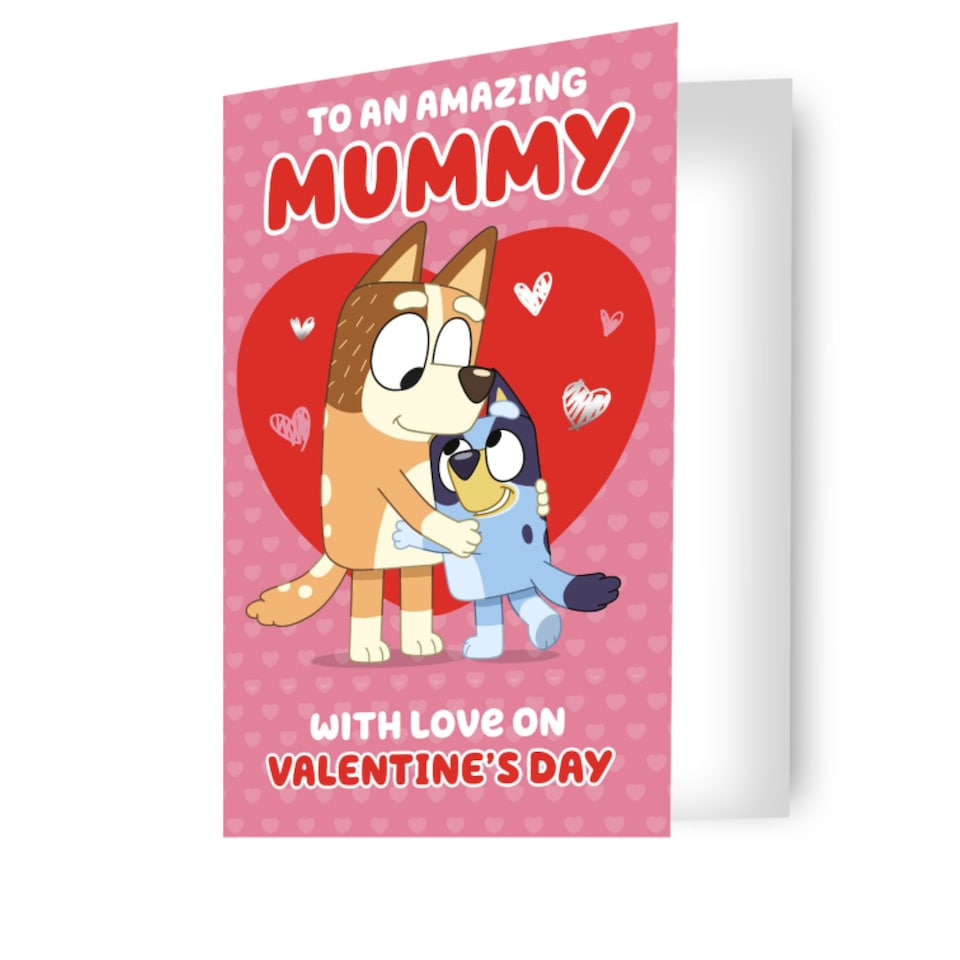 Bluey 'Mummy' Valentine's Day Card