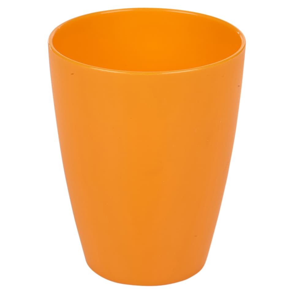 image 1 of 6x Small Plastic Drinking Cups 330ml | Orange | 1