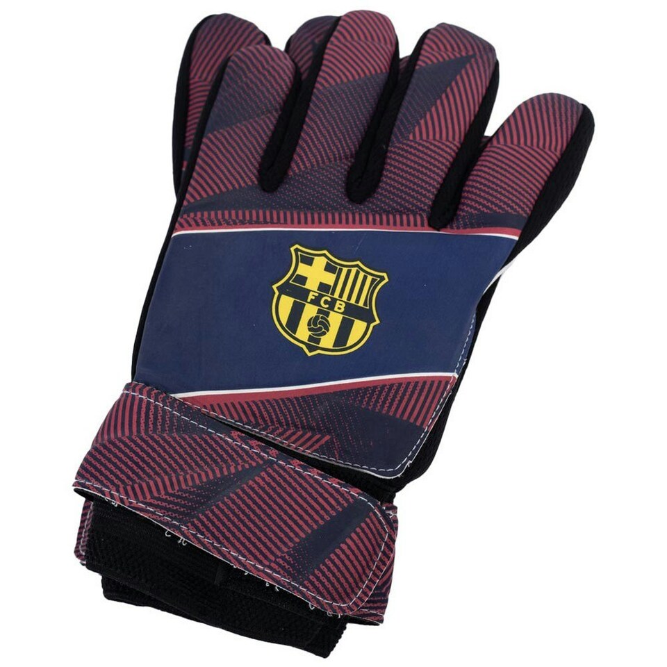 FC Barcelona Teen Fuse Goalkeeper Gloves - Blue/Purple - 7 | Multi | 7