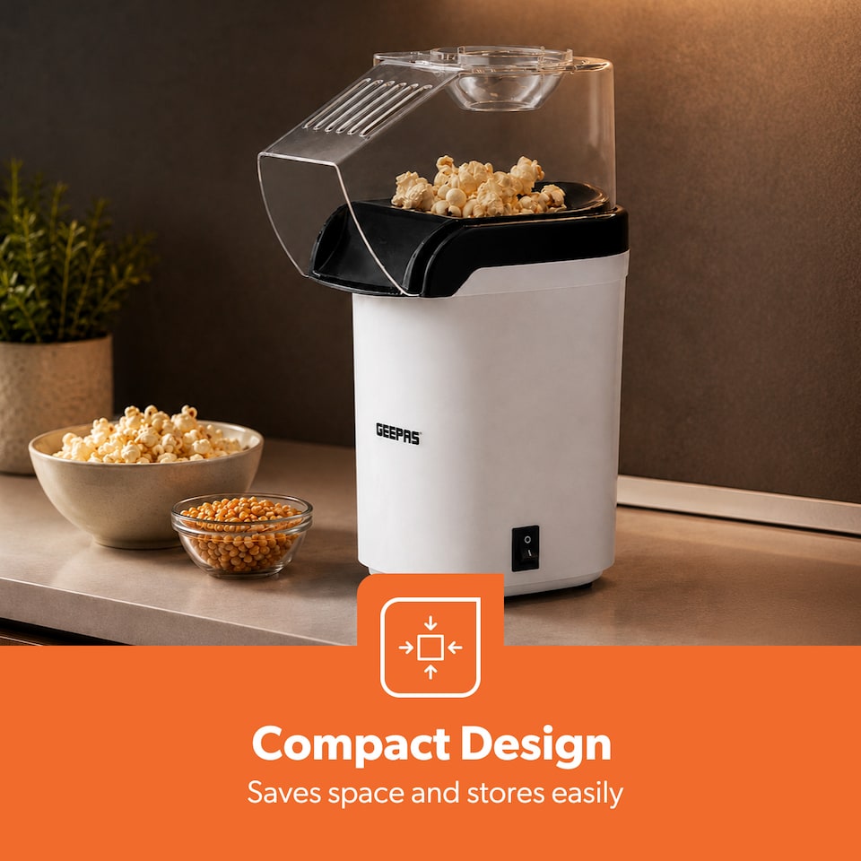 image 1 of GEEPAS 1200W Electric Popcorn Maker