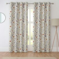 Sundour Hampshire Eyelet Curtains Multi Multi | 66x72"
