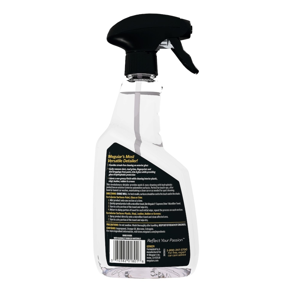 image 1 of Meguiar's Paint Dash & Glass Inside & Out Detailer G250224EU
