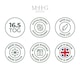 image 7 of MHG Living 16.5 Tog Winter Striped Duvet|Anti-Allergy Hypoallergenic Hollowfibre Quilt-King