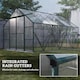 image 7 of Outsunny 8x12ft Polycarbonate Walk-in Greenhouse Outdoor w Double Sliding Door