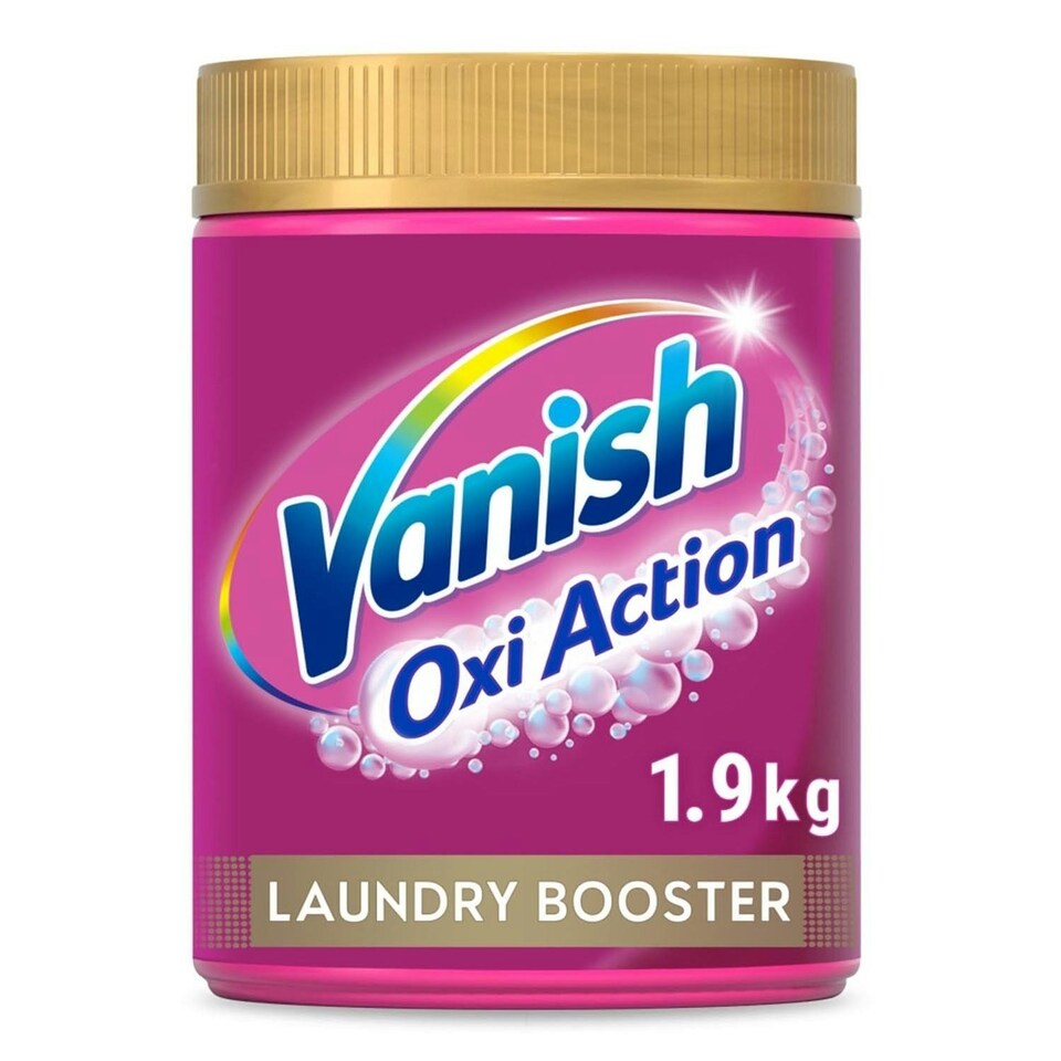 image 1 of Vanish Oxi Action Laundry Booster Stain Remover Powder and Colour Spray Bundle
