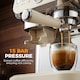 image 5 of HOMCOM Espresso Machine, Bean Grinder & Steam Wand, 15 Bar Pressure
