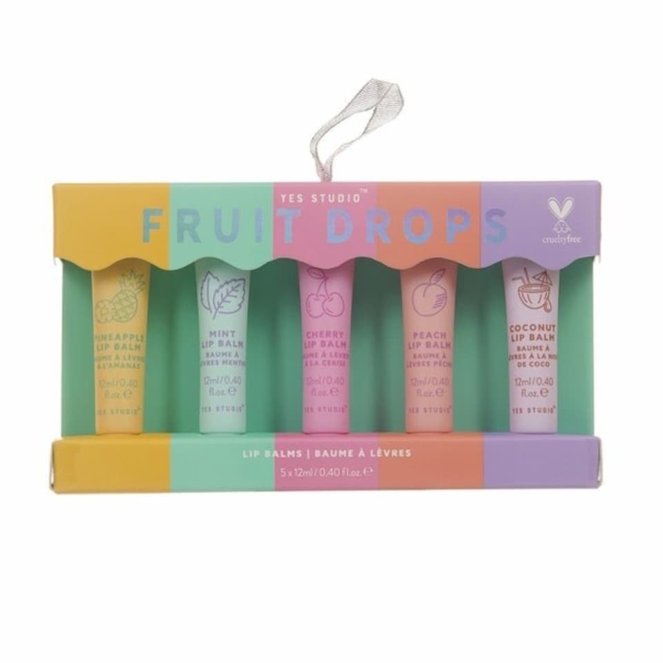 image 1 of Yes Studio Fruit Drops Lip Balms 5 Pack