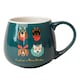 image 3 of Christmas Animal Ceramic Mug 400ml | Green | Dogs | 400ml | 1