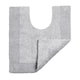 image 1 of Heavyweight Reversible Pedestal Toilet Mat - Dove Grey