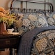 image 2 of Appletree Evelina Duvet Cover Set Navy