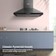 image 4 of Comfee 3-Speed Wall Mounted Range Hood With LED Light - 60cm