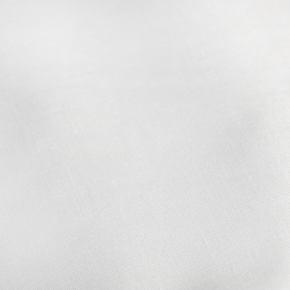 image 1 of Serene Plain Dye Fitted Bed Sheet White