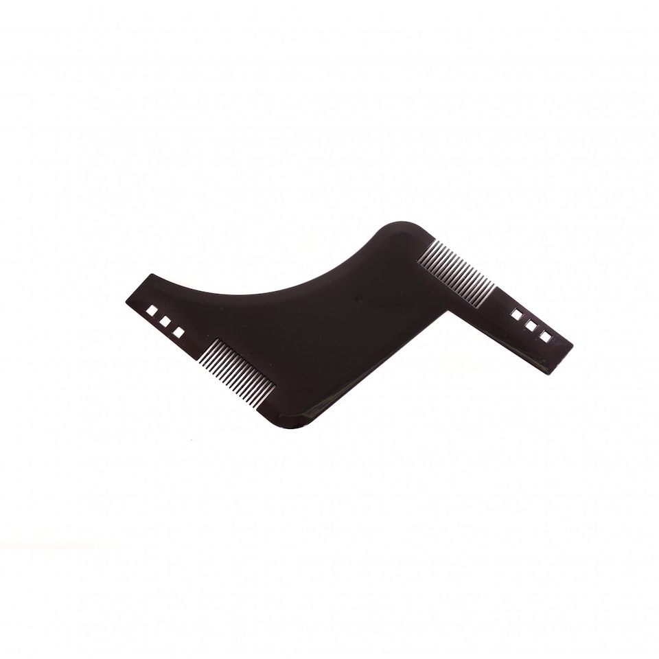 image 1 of Beard Facial Hair Shaping Template Trimer Lining Comb