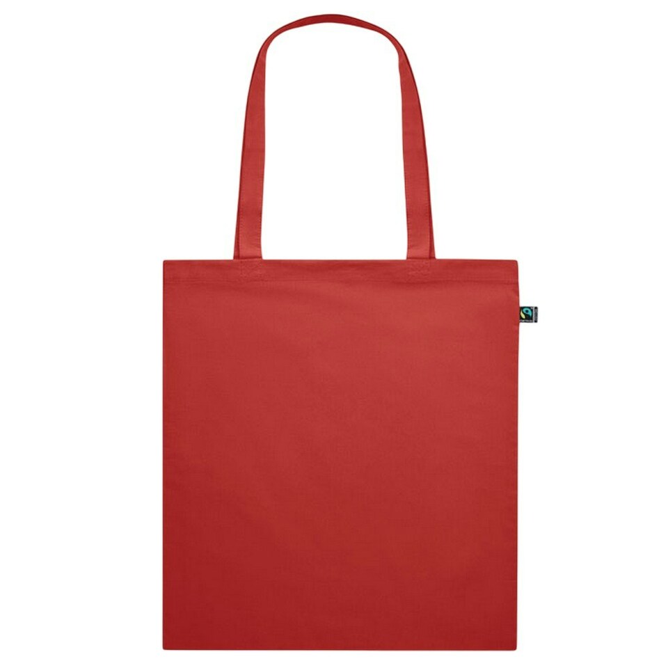 image 1 of MidOcean Osole Colour Fairtrade Shopper Bag - Red - One Size Red