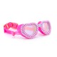 image 3 of Bling2O Double the Love Pink XOXO Junior Swim Goggles