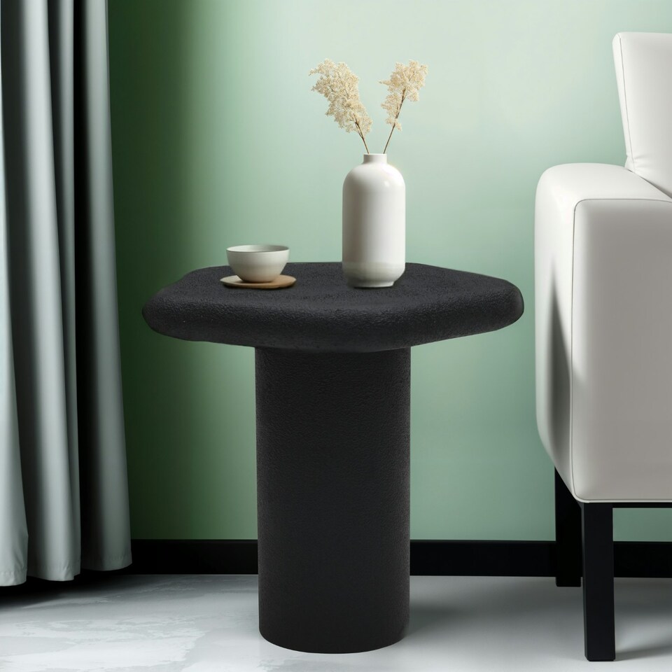 image 1 of Udaipur Pentagon End Table Black