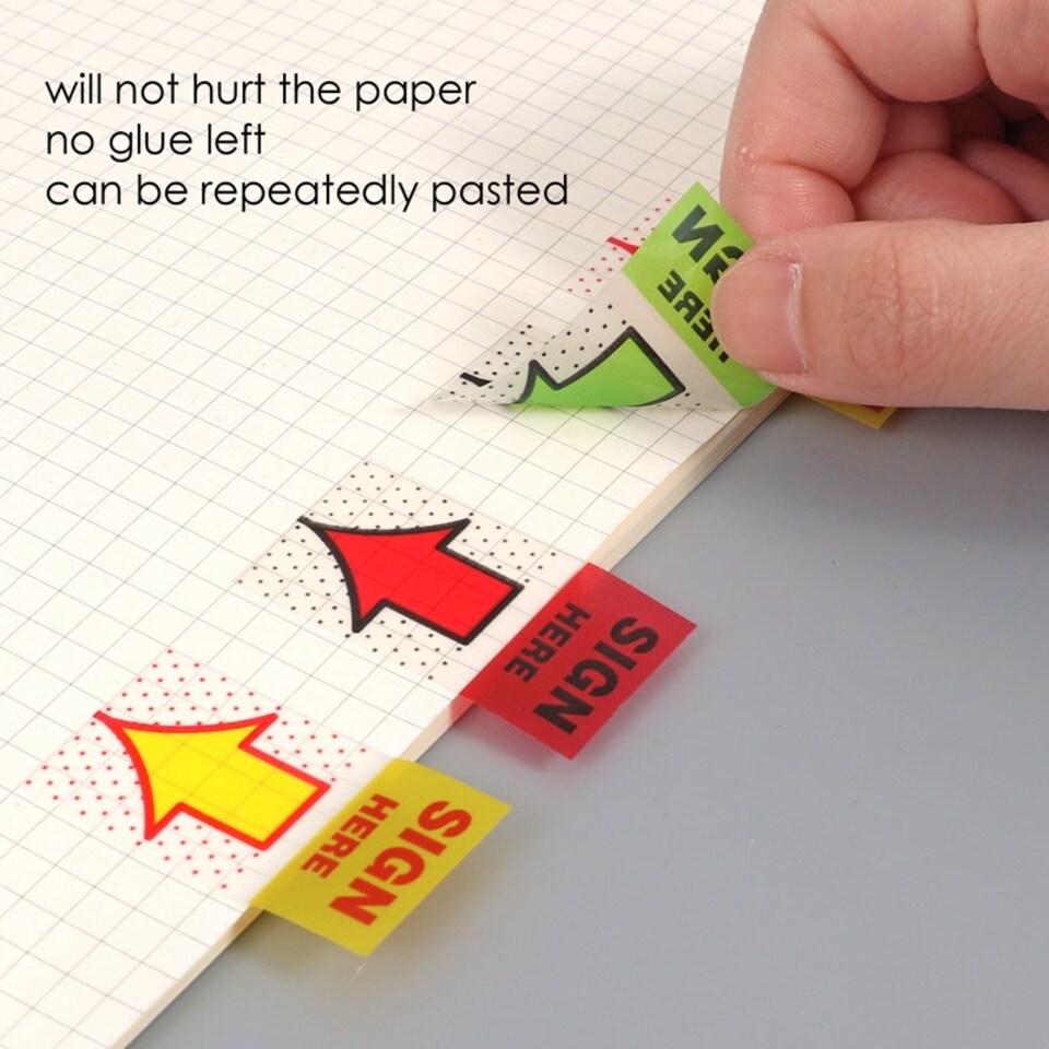 image 1 of Pack of 50 "Sign Here" Sticky Index