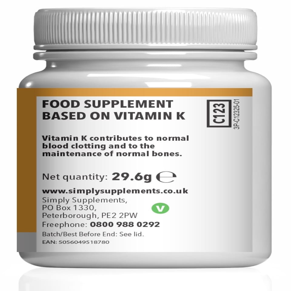 image 1 of BioGold Vitamin K2 100mcg - 60 Tablets