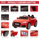 image 3 of HOMCOM 12V Battery Licensed Audi TT RS Ride-On Car w/ Headlight, Red