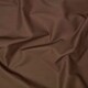 image 3 of Homescapes Pure Cotton Plain Brown Fabric 150 cm Wide | Brown | 150cm(60") wide, sold per metre length