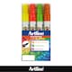 image 3 of Artline Glassboard Markers Assorted colours 4 Pack