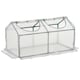 image 6 of Outsunny Greenhouse Plants Foil Tomato Vegetable House W/ 2 Windows White