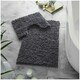 image 2 of VELVETIO Bath Mats & Pedestal Mat Set Anti Slip Super Soft Water Absorbent Grey | Charcoal