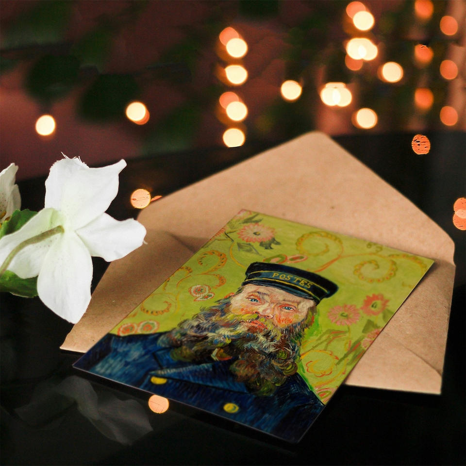 image 1 of Vincent van Gogh Art Card The Postman Joseph Roulin
