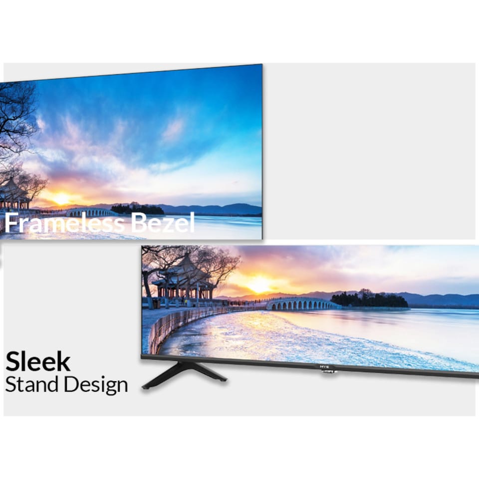 image 1 of HYE 40" Full HD 2K Tizen OS WiFi Frameless Smart TV - 40FHDS1008