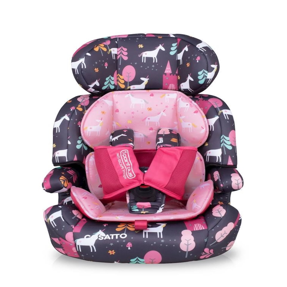 image 1 of Cosatto Zoomi Car Seat Group 1,2,3 > 9-36kg (Unicorn Land)