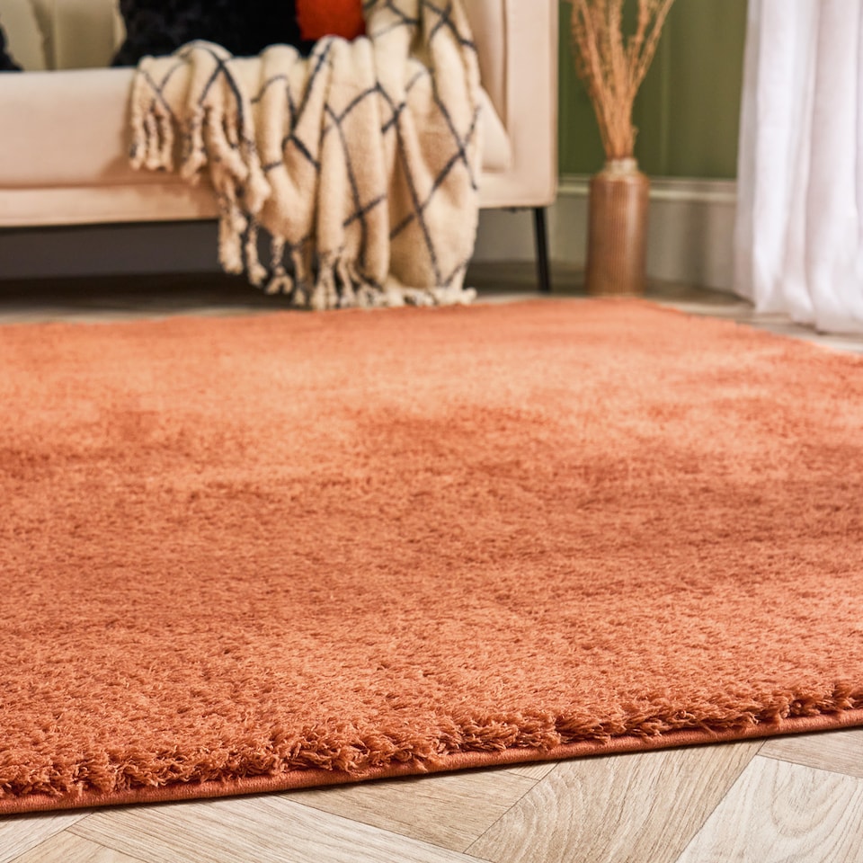 image 1 of OHS Fluffy Teddy Rug Soft Floor Carpet Non Slip Area Mat - 160 x 230cm