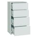 image 5 of Alice Springs Tall 4 Drawer Chest with Push-to-Open Drawers in Light Grey