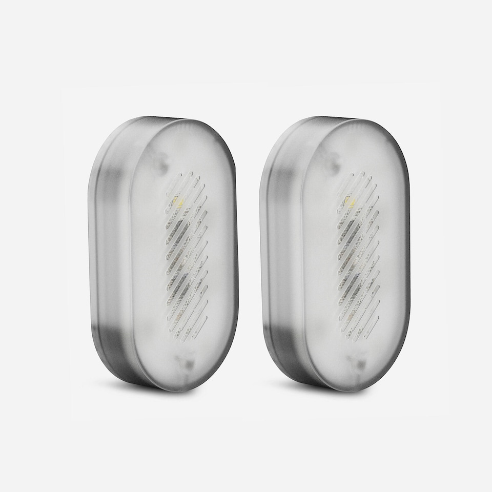 image 1 of Decathlon Twin-Pack USB Clip Front/Rear Bike Lights SL510 - Black