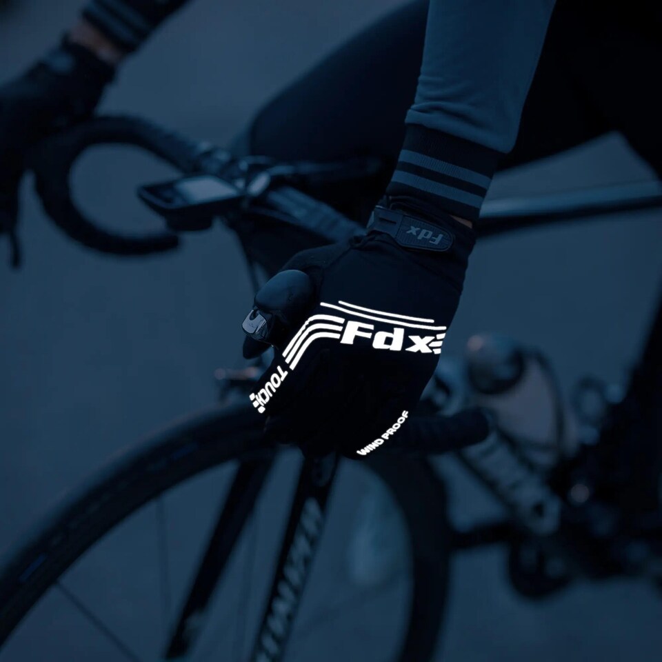 image 1 of Subzero Winter Cycling Gloves Thermal Windproof Padded Mitts for Men & Women