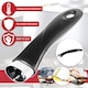 image 7 of SPARES2GO Frying Pan Handle Curved Black Bakelite Saucepan Pot Cookware Replacement (200mm) Black