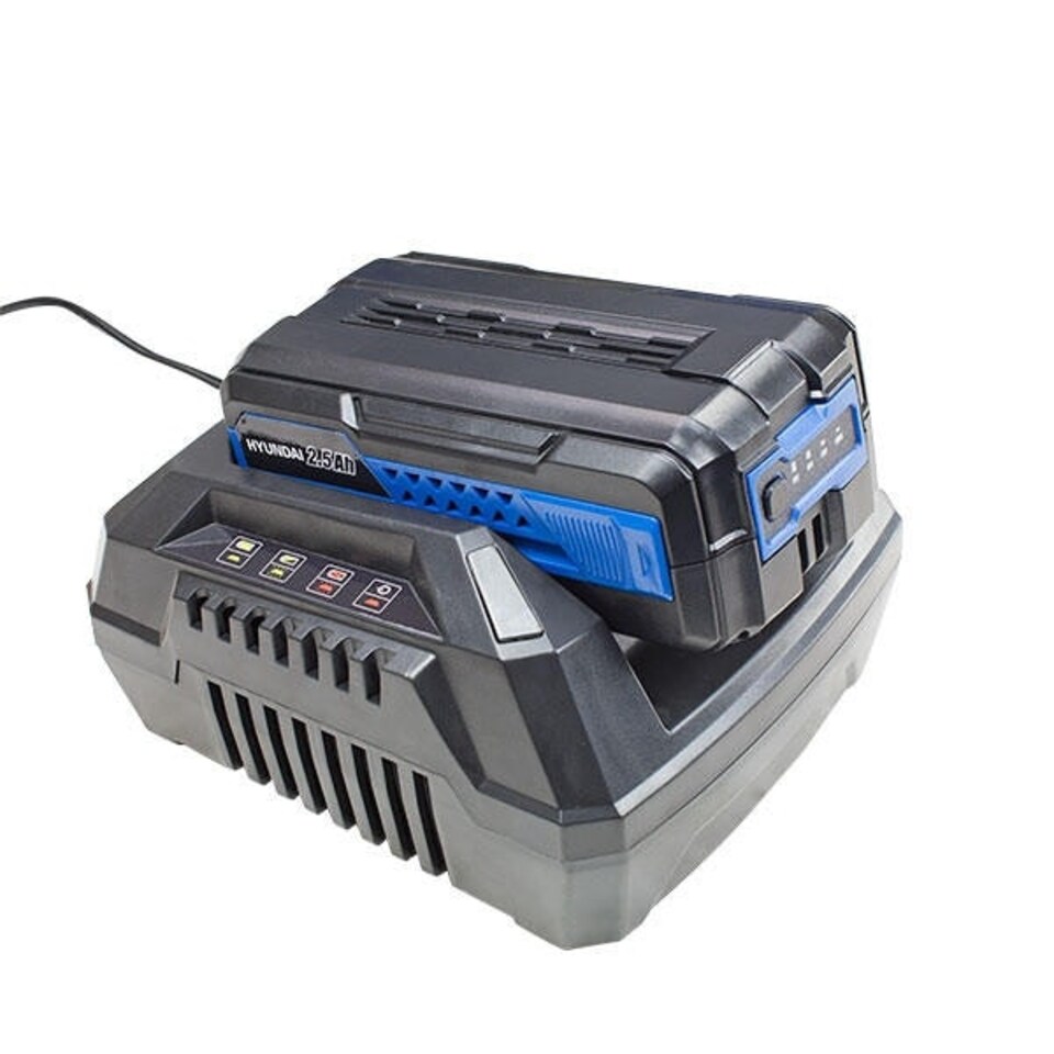 image 1 of Hyundai 40v Lithium-ion Battery Hedge Trimmer With Battery and Charger | HYHT40LI