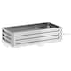 image 3 of Outsunny Raised Garden Bed Elevated Planter Box for Flowers Silver | Silver | Silver | 1