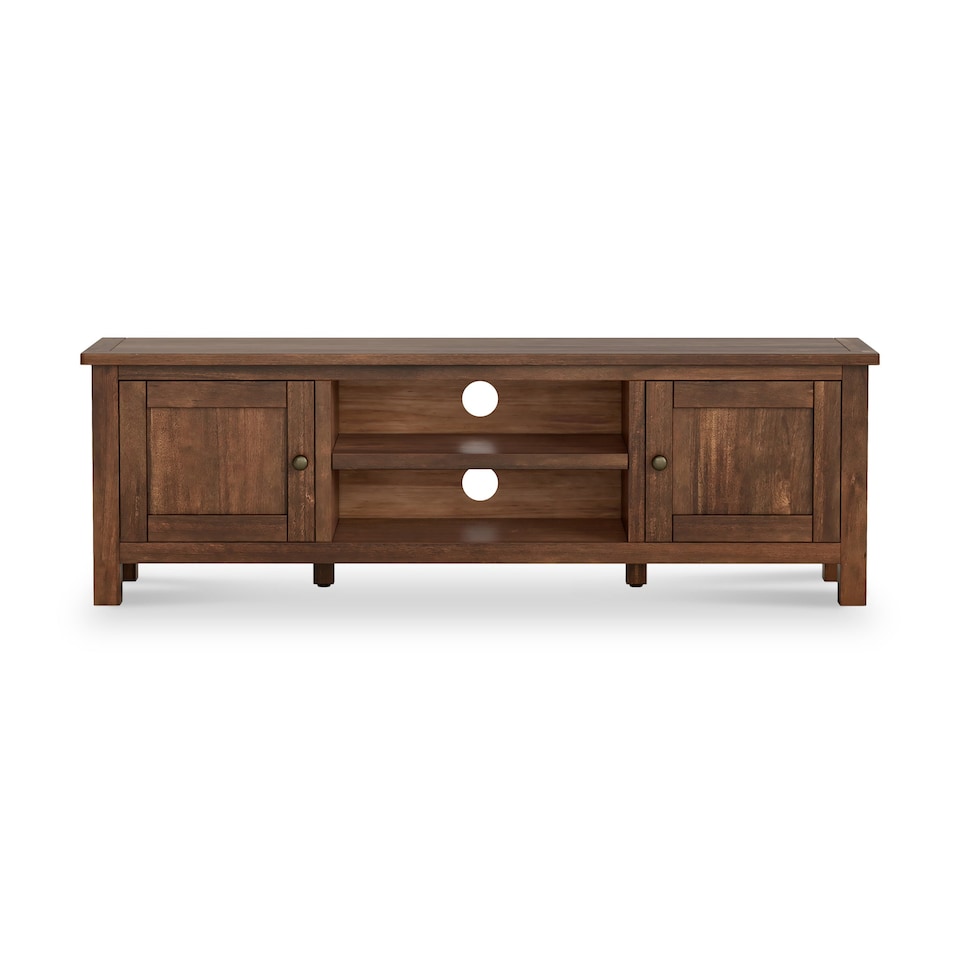 image 1 of Duchy Acacia 150cm Wide TV Unit - Fully Assembled By Roseland Furniture